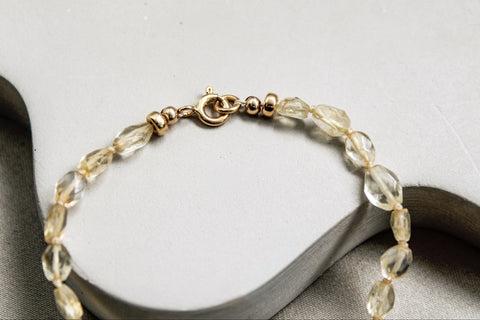Citrien armband 'Elin'