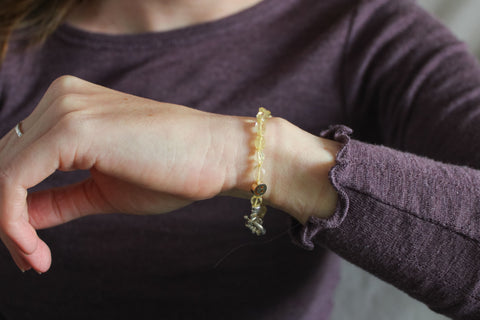 'Elvi' Citrine Bracelet