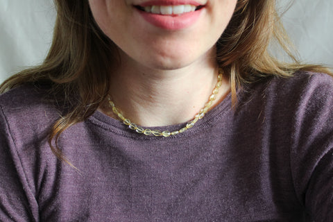 'Elvi' Citrine Necklace