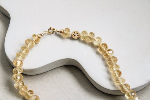 Citrien ketting 'Camille'