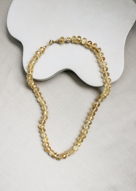 Citrien ketting 'Camille'