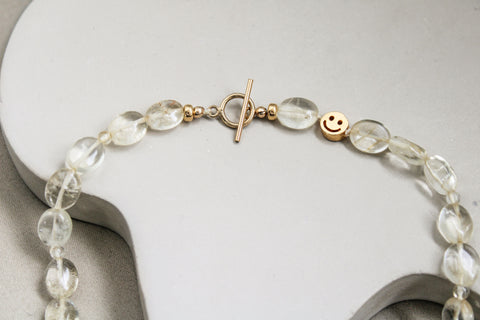 Citrien ketting 'Lena'