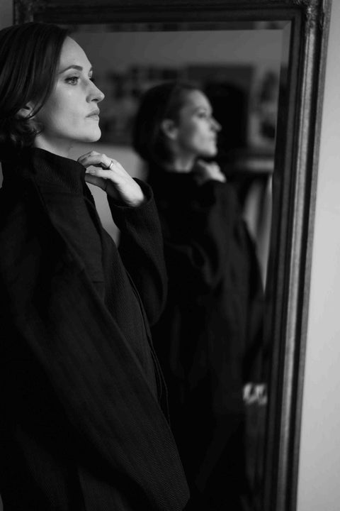 Coat Skara Brae - Herringbone - Fransje Sophie