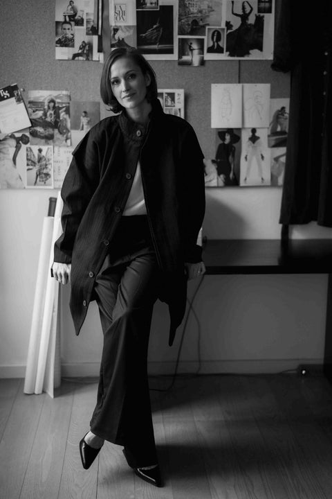 Coat Skara Brae - Herringbone - Fransje Sophie