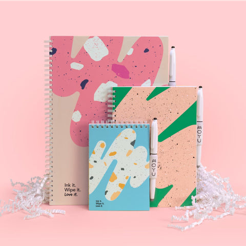 Erasable Notebook A5 - Rocky Ice