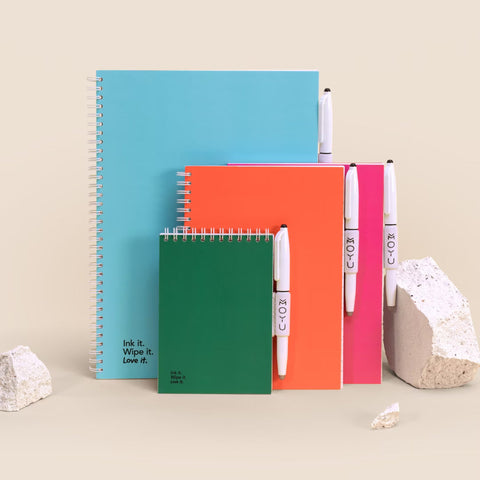 Erasable Notebook A5 - Pitch Black