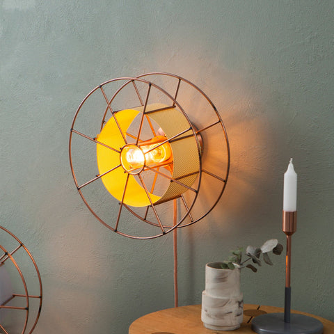 Duurzame upcycle Dutch stalen design SPOOL lamp gemaakt van gerecycle materialen - Tolhuijs