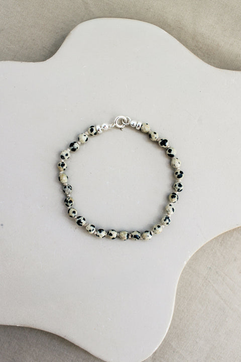 Dalmatiër jaspis armband 'Dolly'