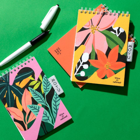 Erasable Notebook Flower Vibes