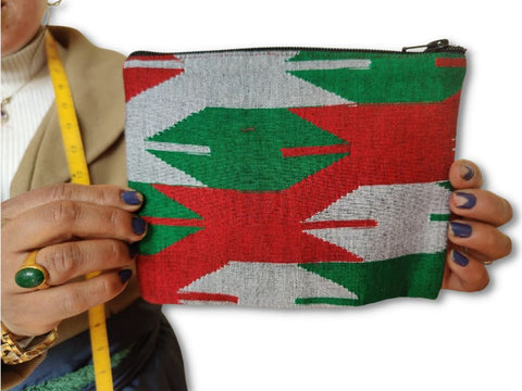 Dhaka pouch, ethically handwoven in Nepal - Shakti.ism | शक्तिवाद