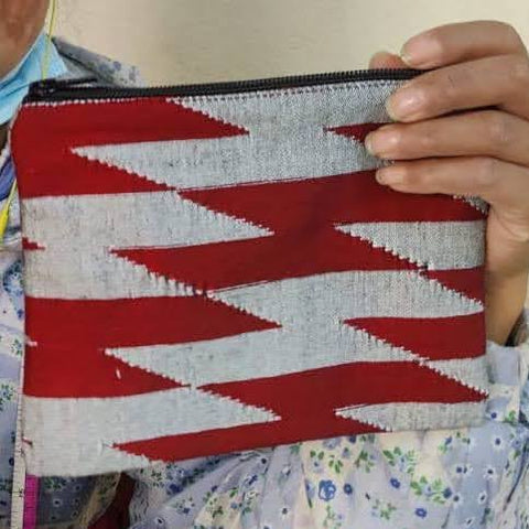Dhaka pouch, ethically handwoven in Nepal - Shakti.ism | शक्तिवाद