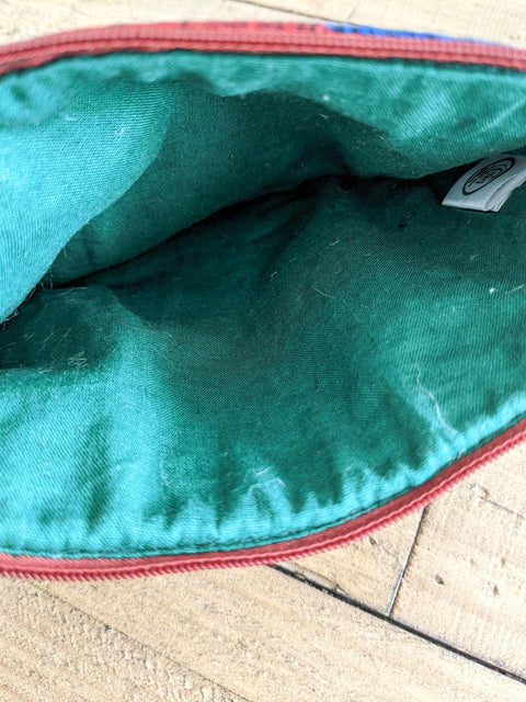 Dhaka pouch, ethically handwoven in Nepal - Shakti.ism | शक्तिवाद