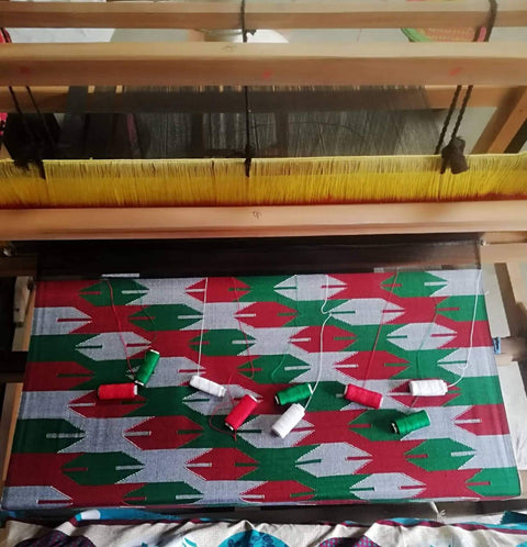 Dhaka pouch, ethically handwoven in Nepal - Shakti.ism | शक्तिवाद