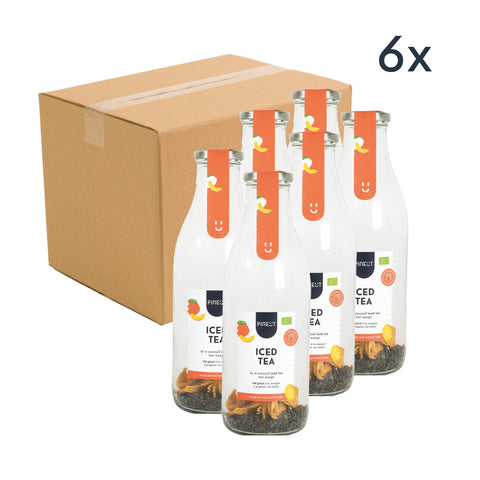 Iced Tea | mango & groene thee | zomerdrankje | Doos met 6 stuks
