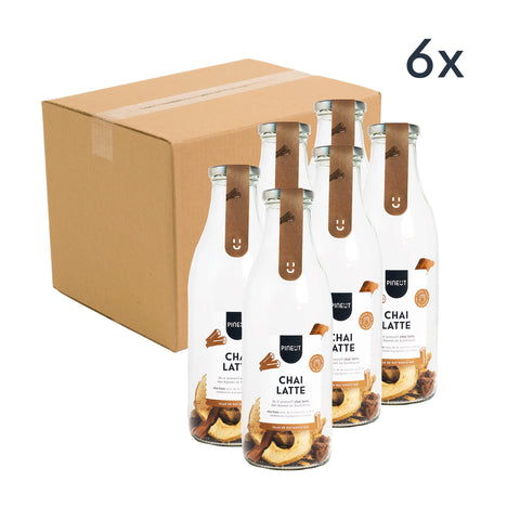Chai latte maken | DIY drankje in fles | Pineut | BIO | Doos met 6 stuks