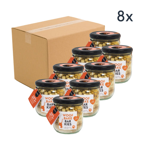 DIY Hondenkoekjes Bakmix |WoofBake | Barkies | Doos met 8 stuks