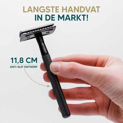 Duurzame Safety Razor, volledig plasticvrij en recyclebaar.