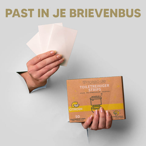 Duurzame toiletreiniger strips voor een gezonde en schone wc, eco-vriendelijk wc reiniger.