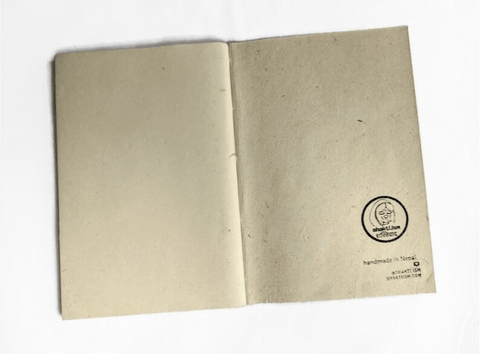 Eco friendly Lokta paper pocket notebook - Shakti.ism | शक्तिवाद