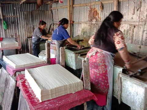 Eco friendly Lokta paper pocket notebook - Shakti.ism | शक्तिवाद