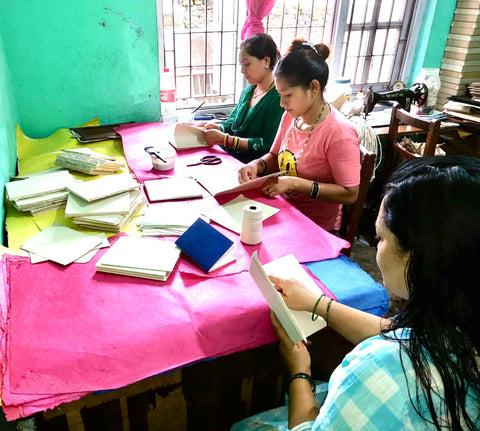 Eco friendly Lokta paper pocket notebook - Shakti.ism | शक्तिवाद