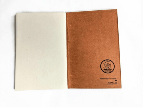 Eco friendly Lokta paper pocket notebook - Shakti.ism | शक्तिवाद
