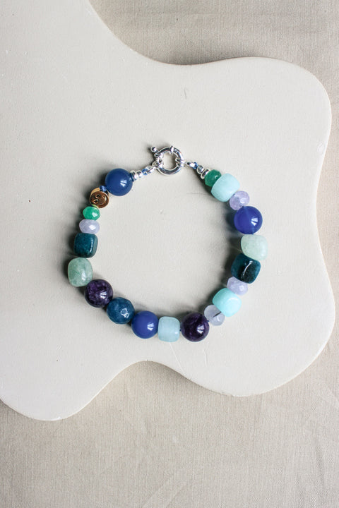 'Lilou' Edelsteen Armband met Amethist