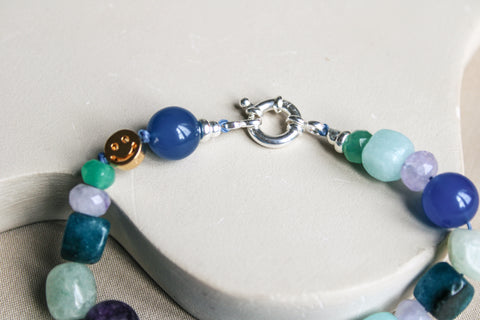 'Lilou' Edelsteen Armband met Amethist