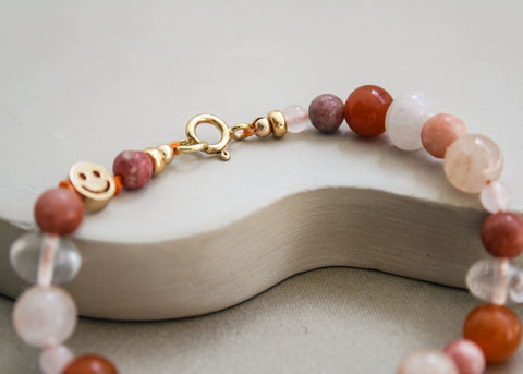 Edelsteen armband 'Marigold'