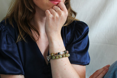 'Fenne' Jade Bracelet