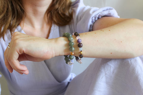 'Julie' Labradoriet Armband