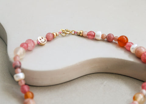 Edelsteen ketting 'Calla'