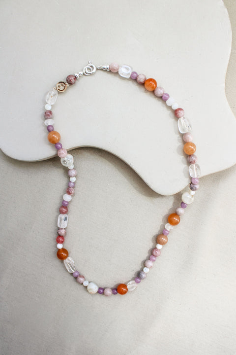 Edelsteen ketting 'Linnea'
