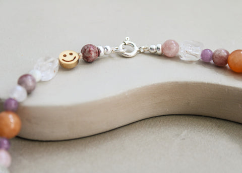 Edelsteen ketting 'Linnea'