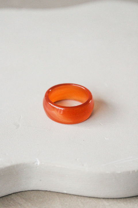 'Bodil' Agaat Ring (US 8.5, 18.6mm)