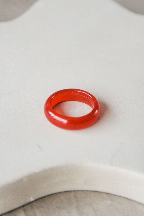 'Britt' Agaat Ring (US 7, 17.3mm)