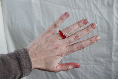'Britt' Agaat Ring (US 7, 17.3mm)
