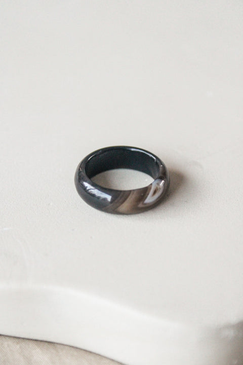 'Kaya' Agaat Ring (US 5, 15.6mm)