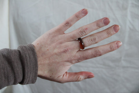 'Nova' Agaat Ring (US 6, 16.5mm)