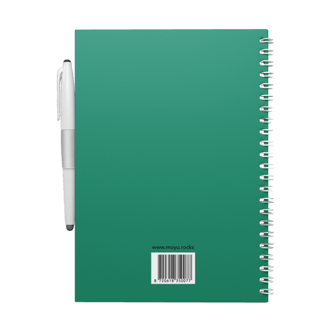 Erasable agenda A5 Forest Green back cover