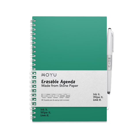 Erasable agenda A5 Forest Green front-cover