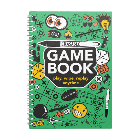 Erasable game book a5 front cover