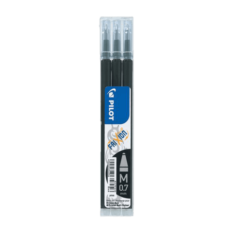 MOYU Pilot Frixion erasable black ink refills