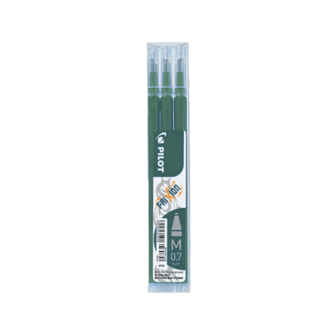 MOYU Pilot Frixion erasable green ink refills