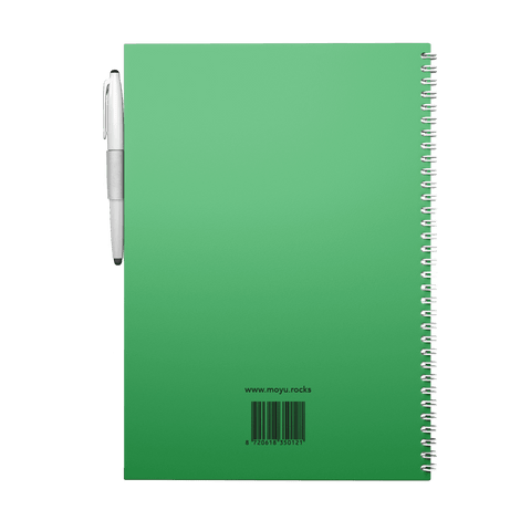 Erasable notebook A4 Flashy Moss back cover