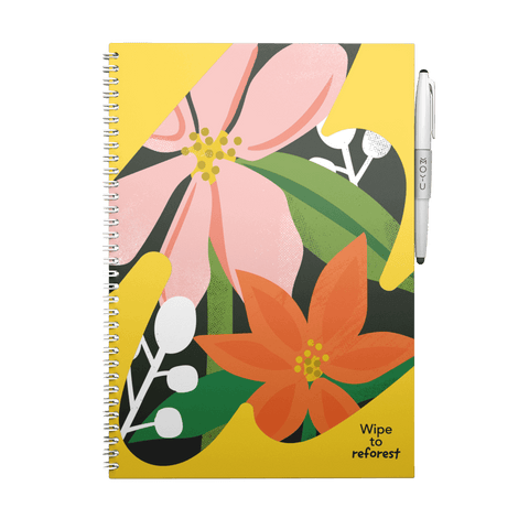 Erasable notebook A4 Flower Vibes front cover