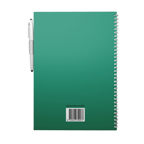 Erasable notebook A4 Forest Green back cover