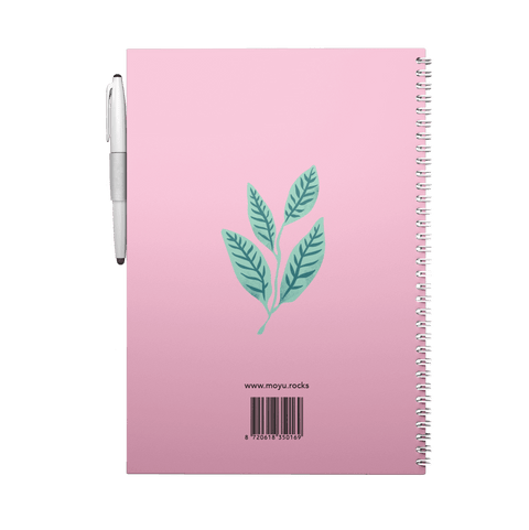 Erasable notebook A4 Love Garden back cover