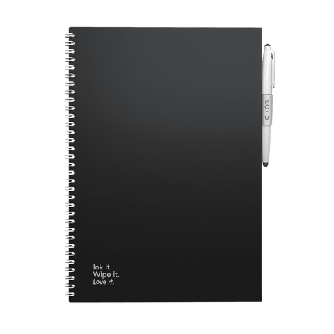 Erasable notebook A4 Pitch Black front cover