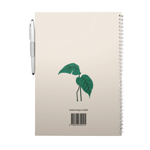 Erasable notebook A4 Sandy Jungle back cover